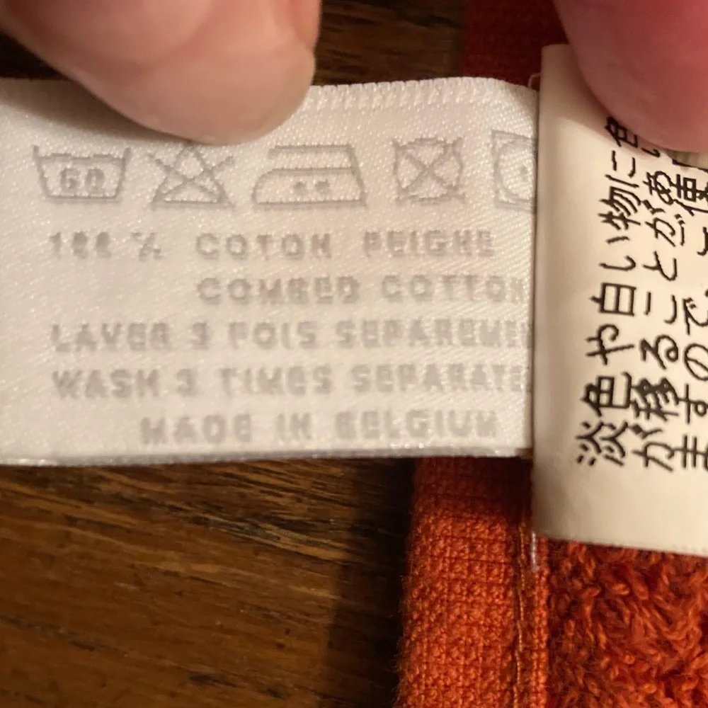Hermes H Logo Face/Hand Towel/Washcloth with Box